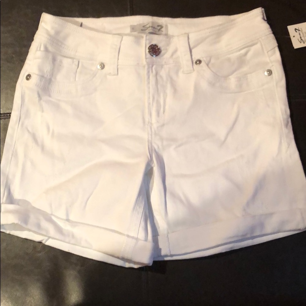 Seven 7 white shorts